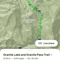 Map of Granite Basin Trail