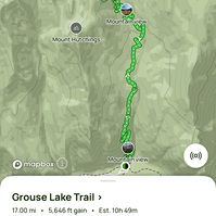 Map of Copper Creek Trail