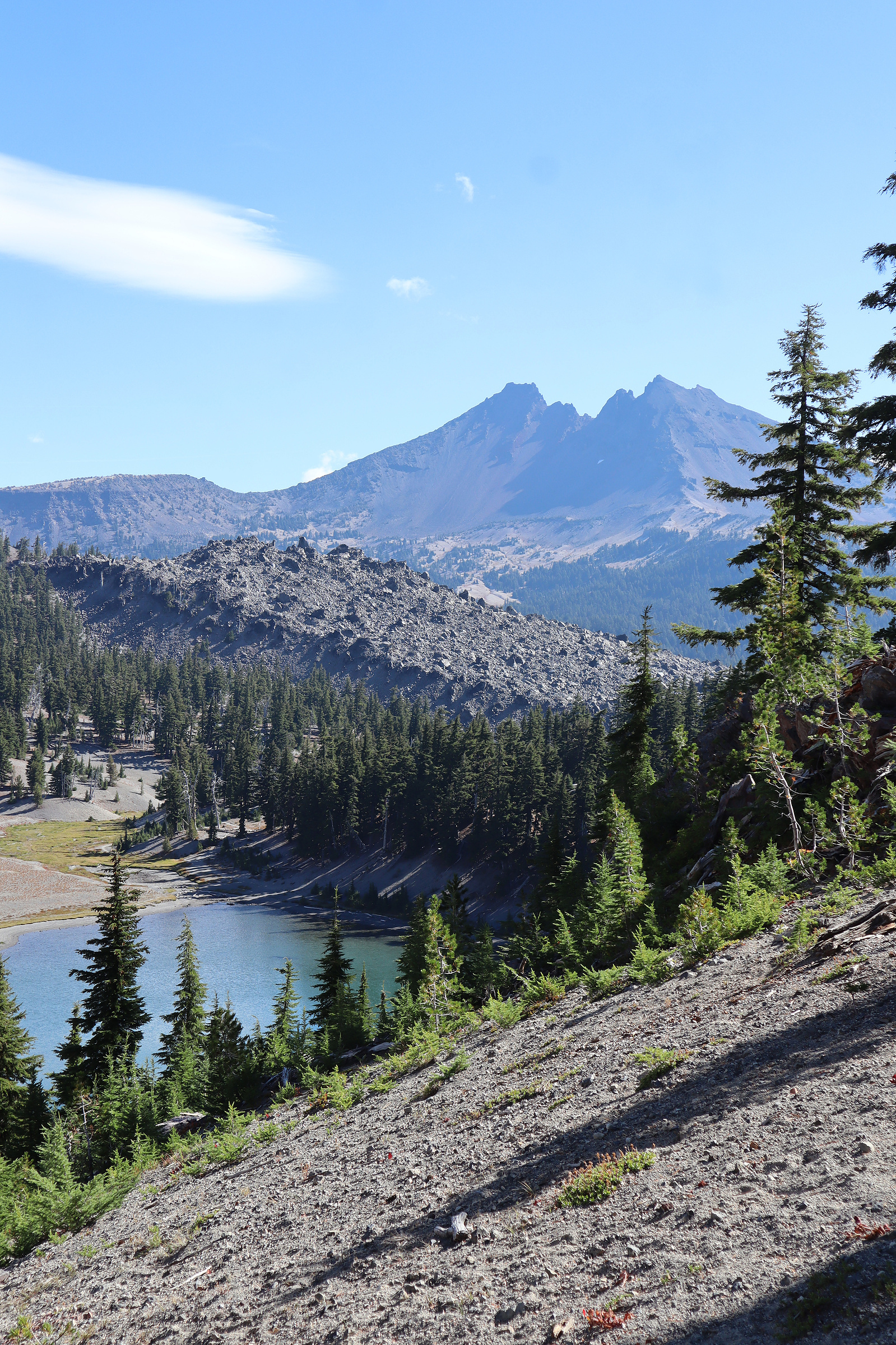Broken Top and Morrain Lake