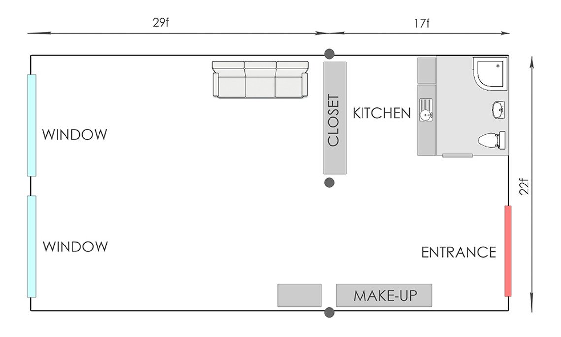 Studio rental plan