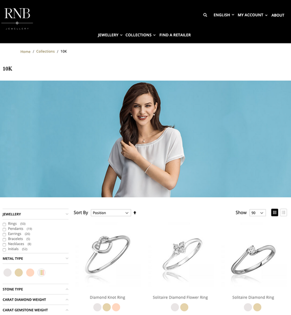 jewellery photographer based in Montreal
