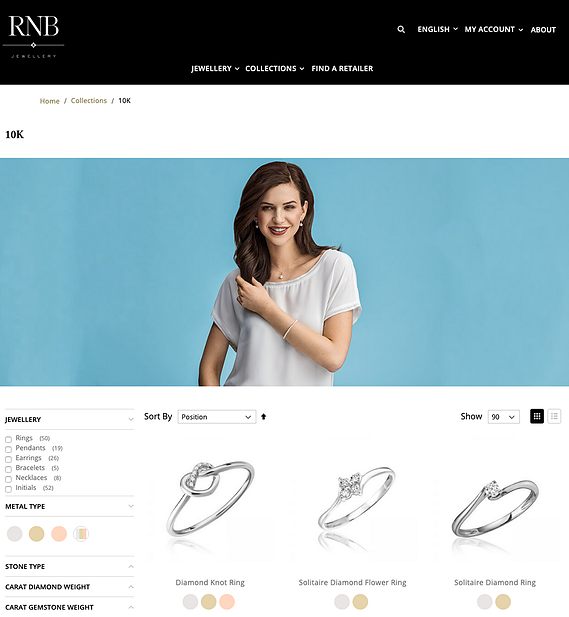 jewellery photographer based in Montreal