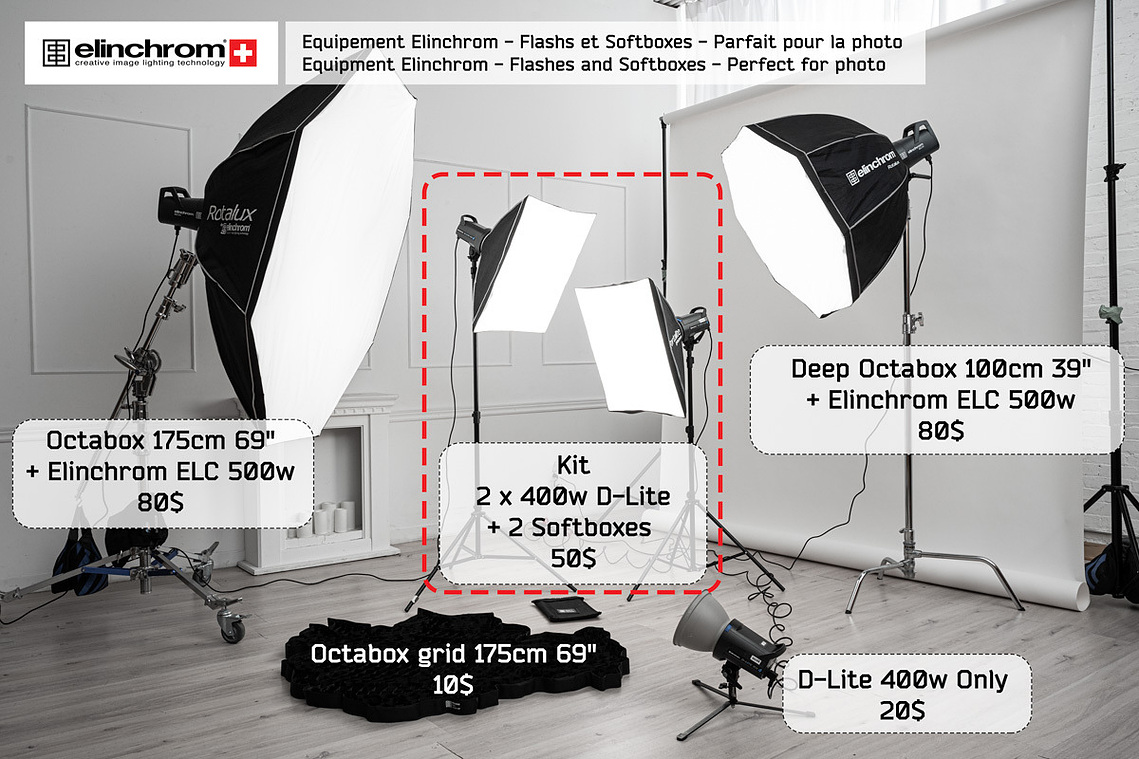 Photo equipment rental Montreal