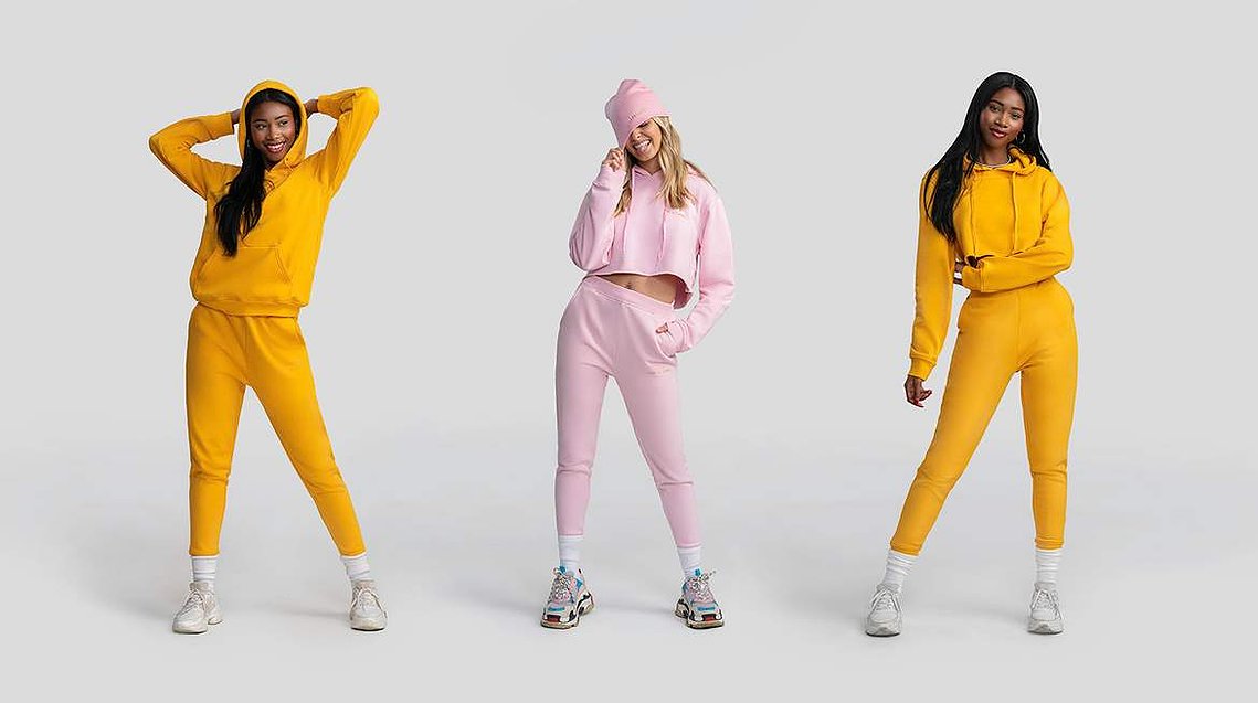 Loungewear commercial photography studio in Montreal