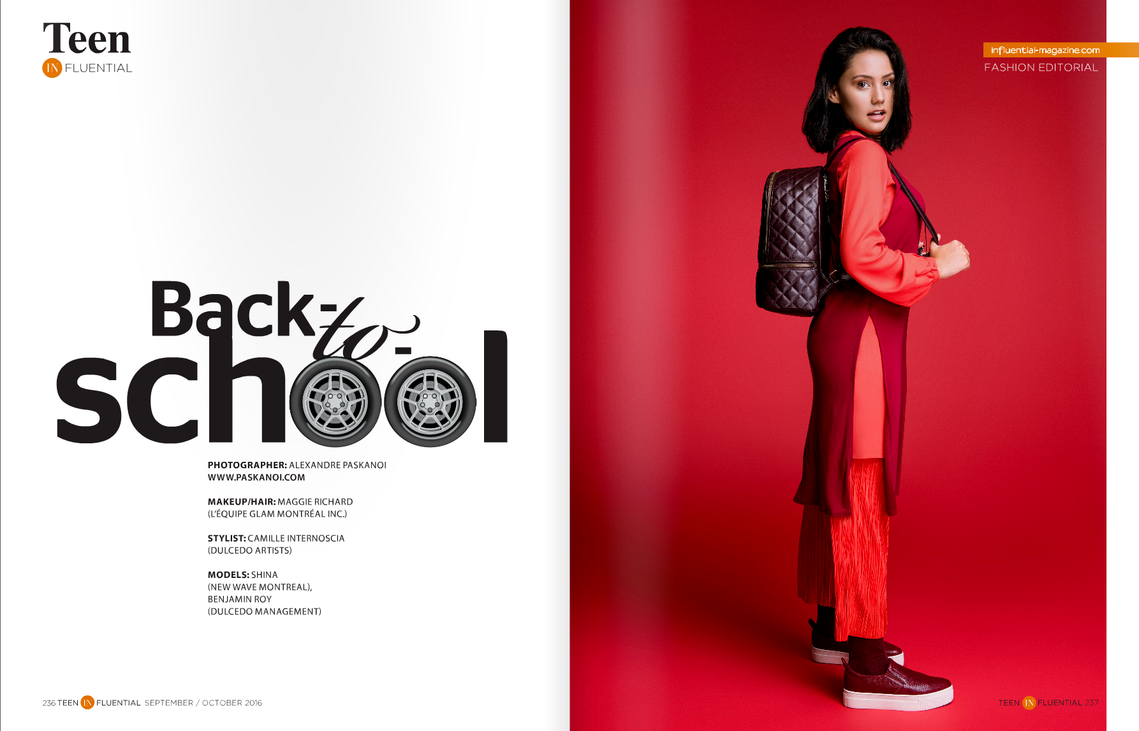 Back to school fashion concept