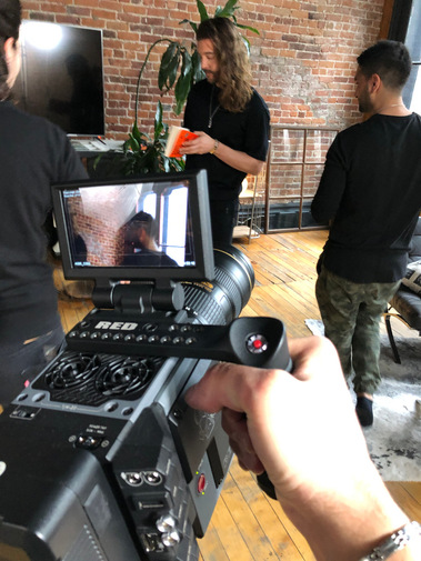 Old Montreal behind the scene photo and video production 
