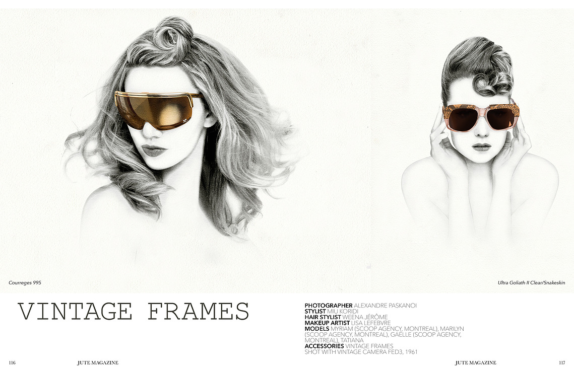 Vintage frames photographer Montreal 