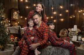 photo de famille pour Noël