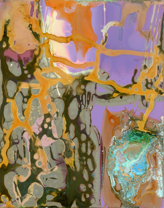 Primary Reactions. Chemicals on photographic paper. 2015