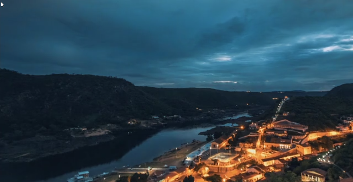 Timelapse do anoitecer em Piranhas, AL. Brasil