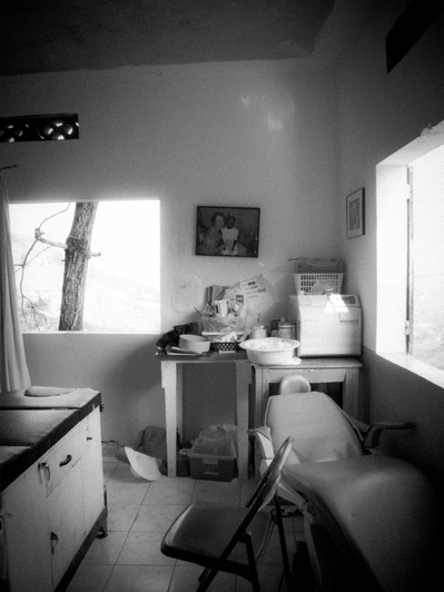 Interior treatment room of a Haitian clinic