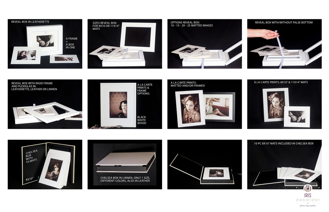 Print options, single prints & Presentation Boxes