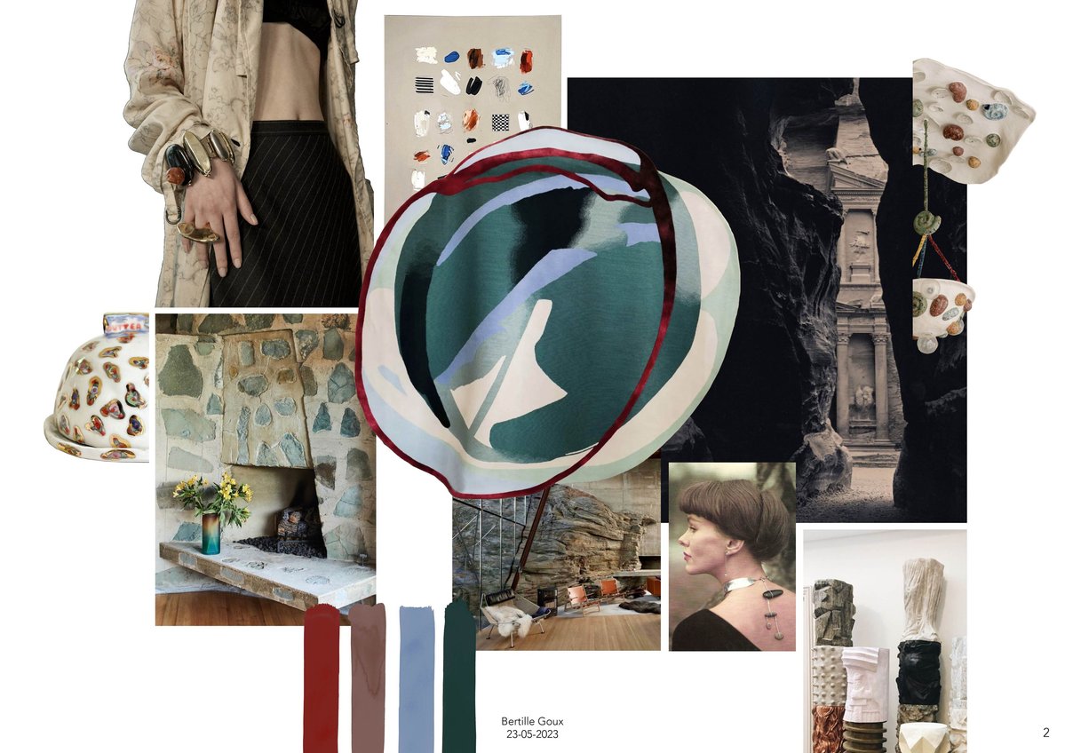Edition n°6 - LE CABINET - Pierres, ornements ou prétextes
Moodboard