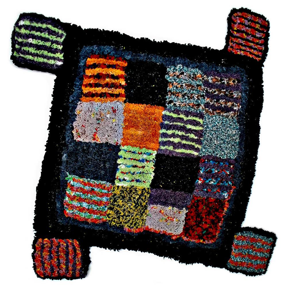 What you can make in Shirret: use my special crochet needle, shirret cord, to make luxury quilts from fabric scraps, new in crochet.