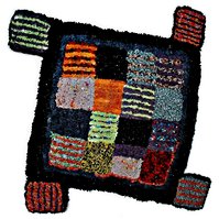 What you can make in Shirret: use my special crochet needle, shirret cord, to make luxury quilts from fabric scraps, new in crochet.