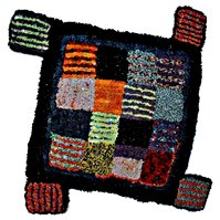 What you can make in Shirret: use my special crochet needle, shirret cord, to make luxury quilts from fabric scraps, new in crochet.