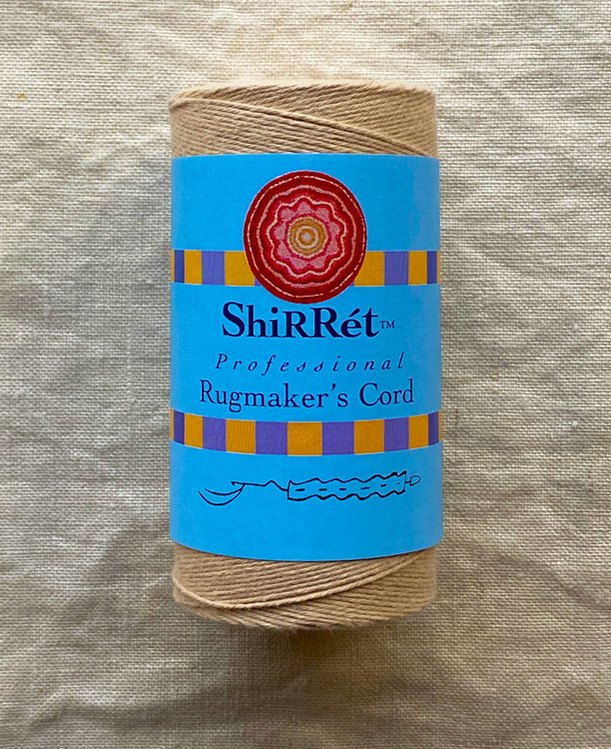 Buy 100 percent cotton professional rug makers cord 4 ply for Shirret rug making and all crochet projects.