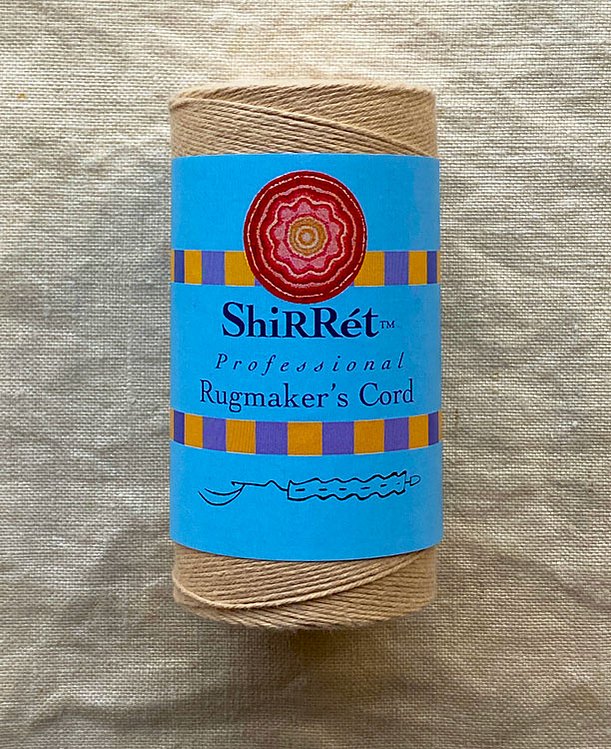 Buy 100 percent cotton professional rug makers cord 4 ply for Shirret rug making and all crochet projects.