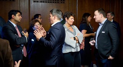 Josh Caius is a photographer for corporate event photography, particularly for business meetings, panel discussions and networking events.