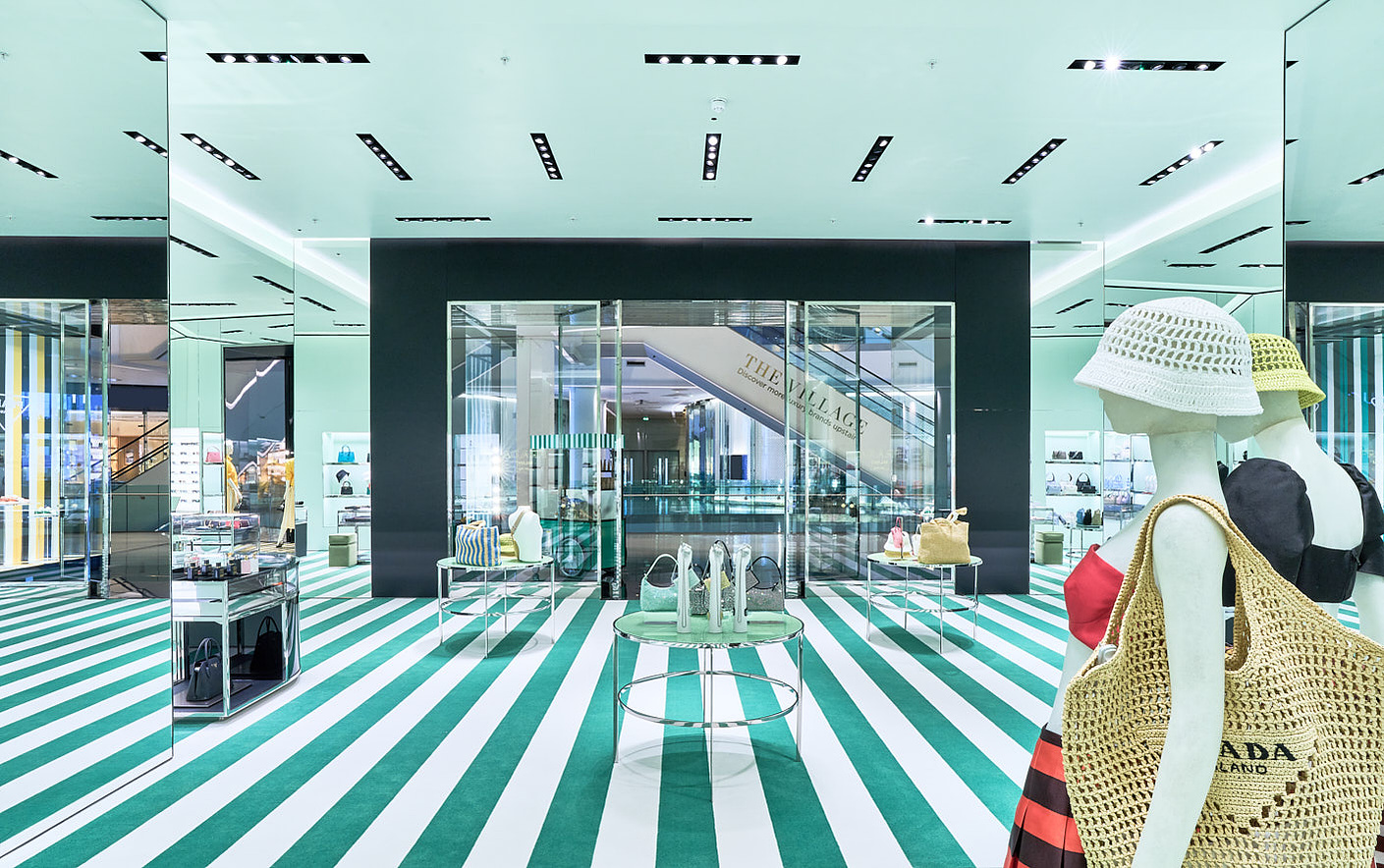 Luxury brand interiors store photography by Josh Caius in White City, London
