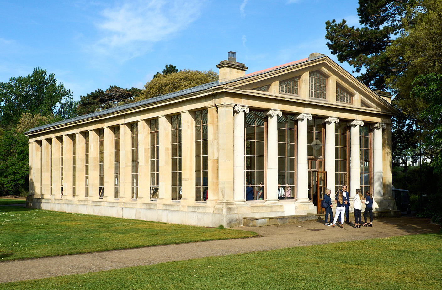 Corporate event space with lots of natural light, the Nash Conservatory at Kew Gardens in London.