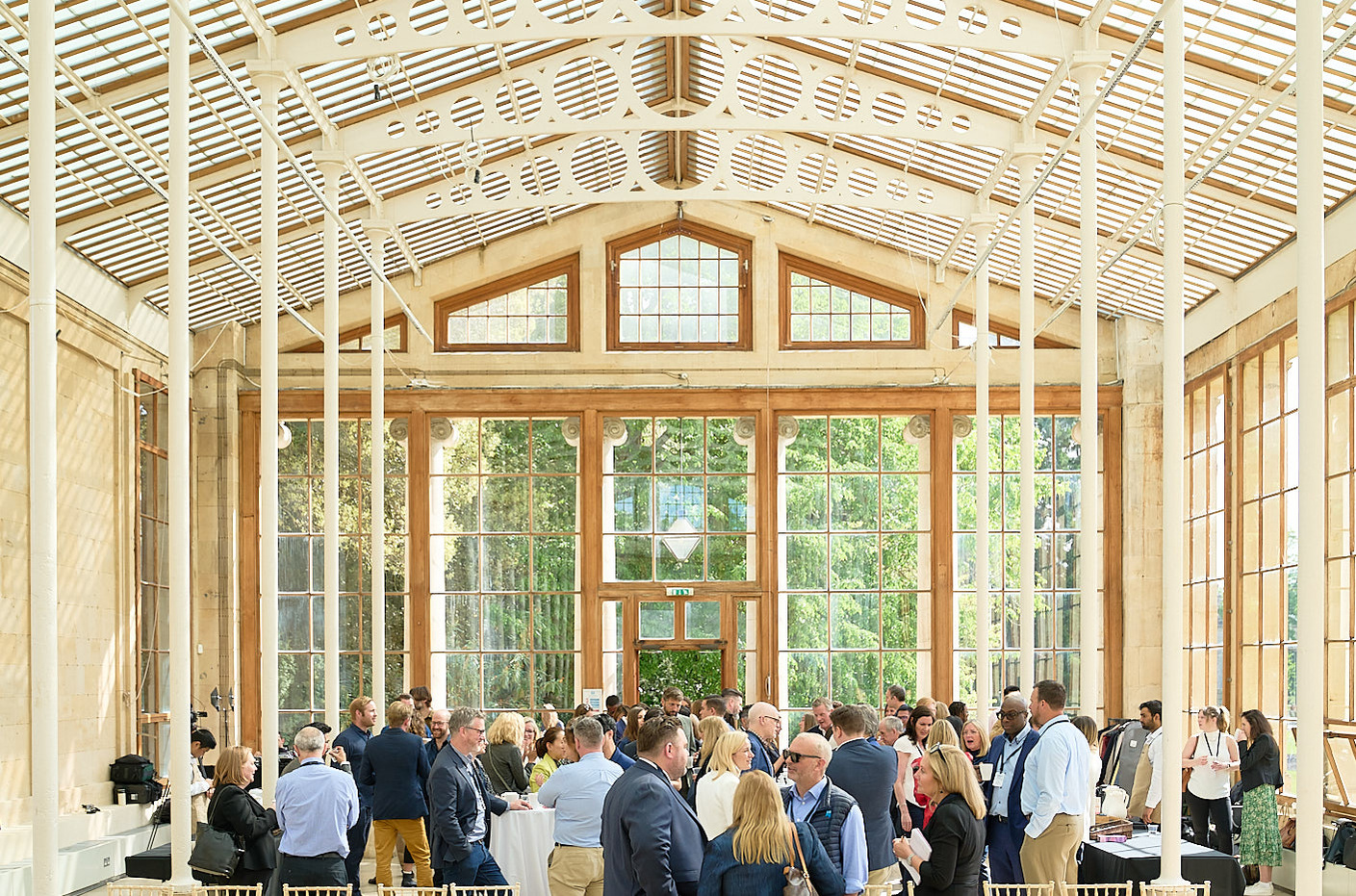 Corporate event photography Josh Caius, as Nash Conservatory Kew Gardens in London