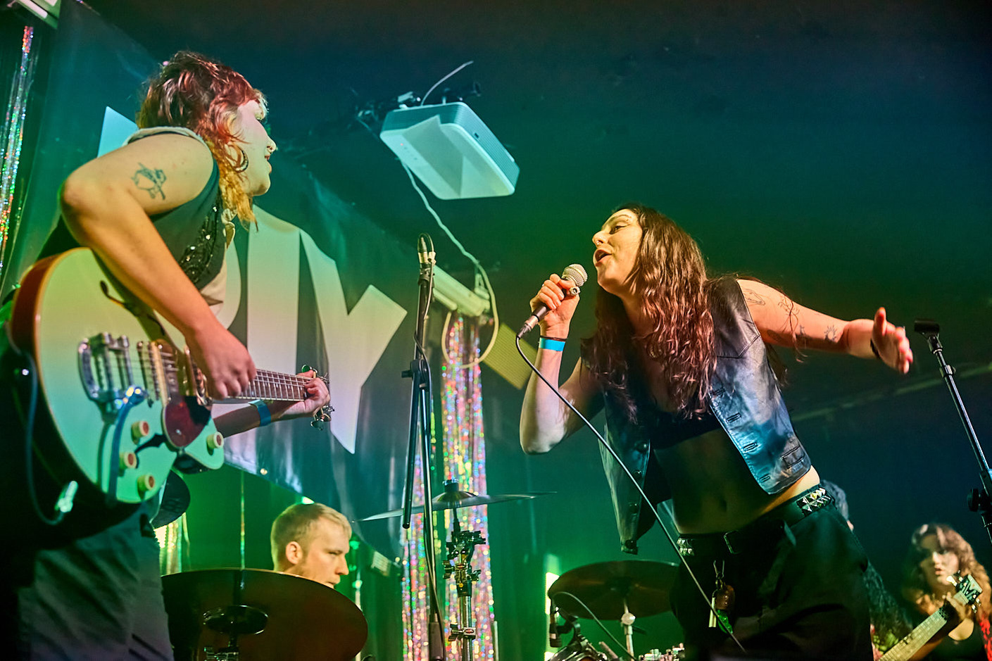 Mere Amore performing on stage at Class of 2025 gig in Colours Hoxton London
