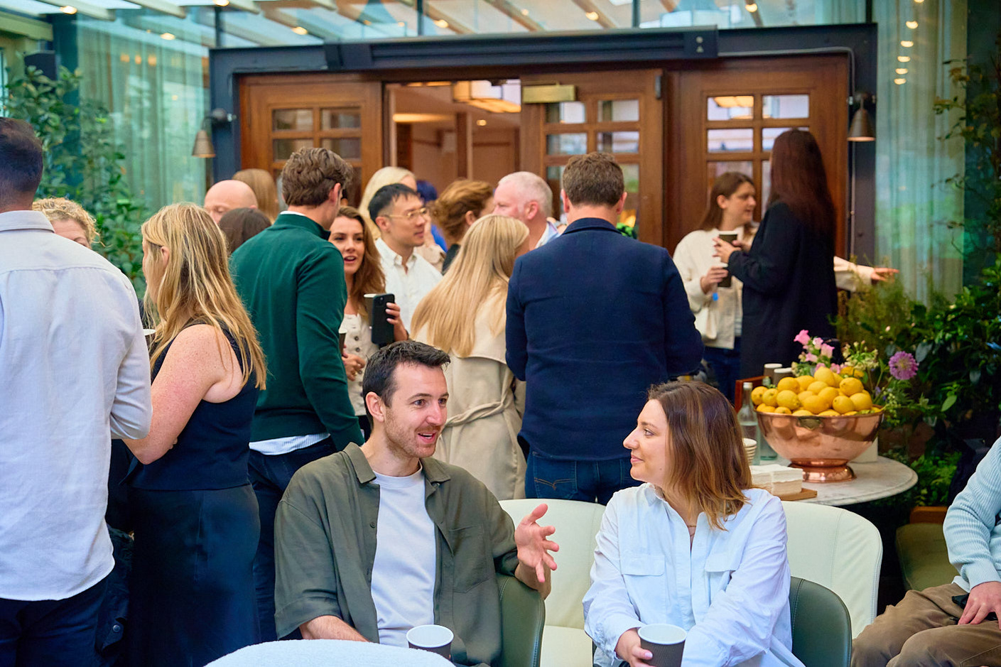 Mingling photography for businesses