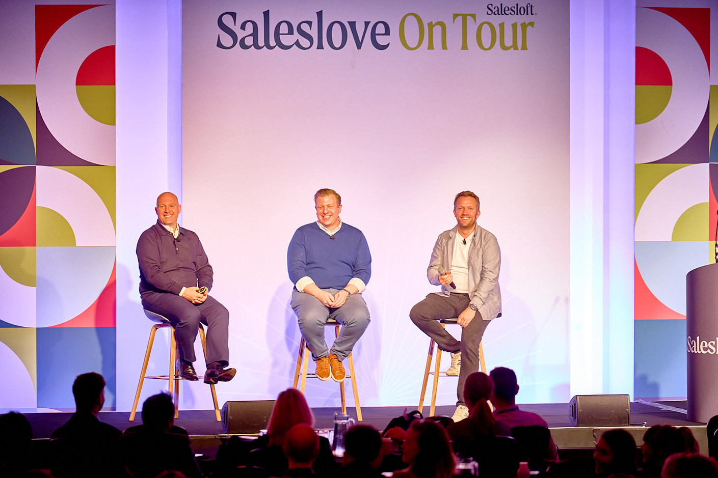 A panel discussion photographed by Josh Caius in London, at The Brewery venue
