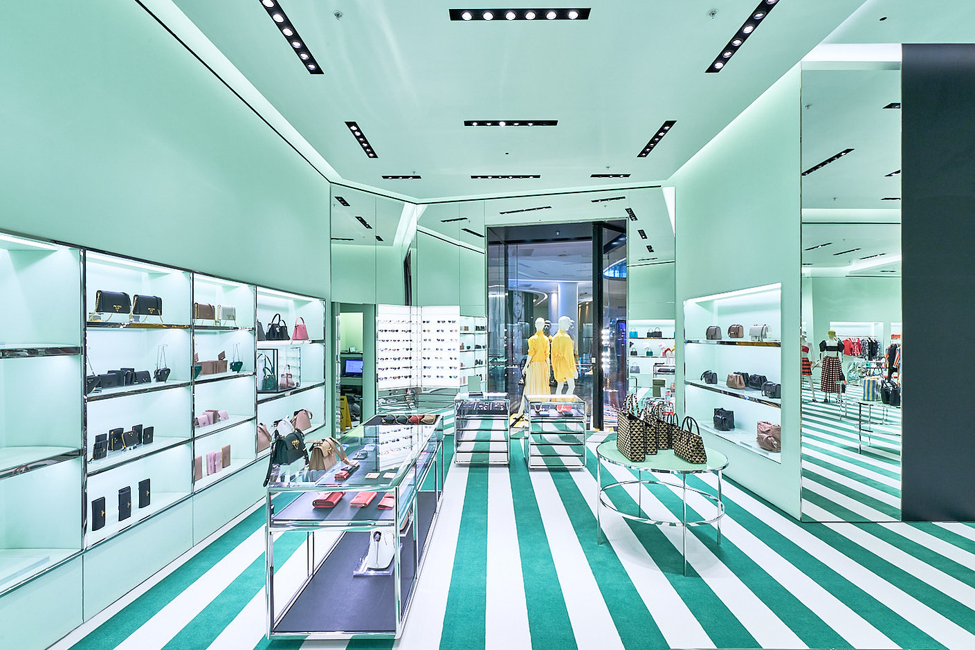 Luxury brand interiors store photography by Josh Caius in White City, London