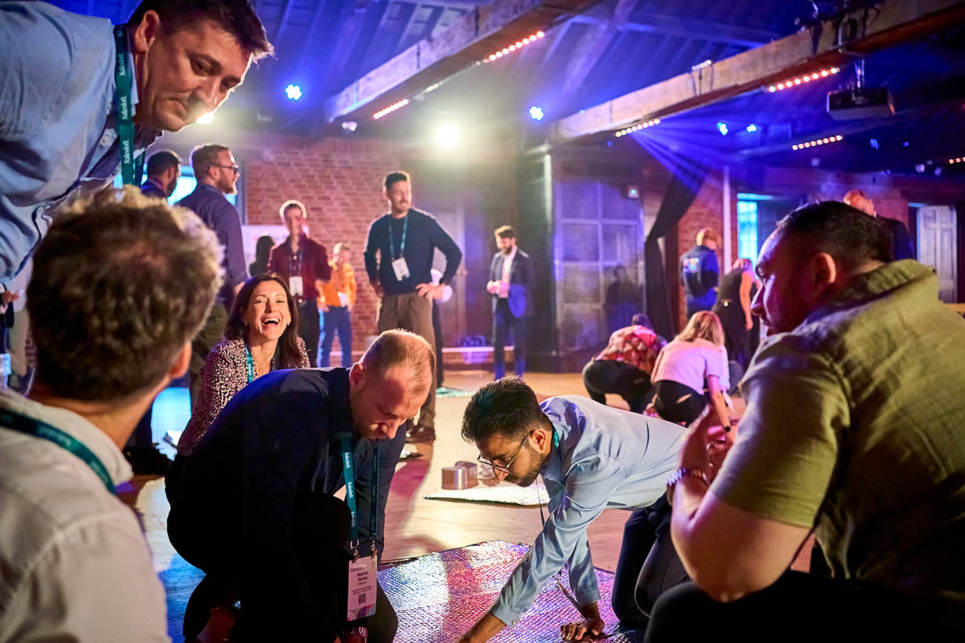 Sleep Pod charity event photography at The Brewery venue London
