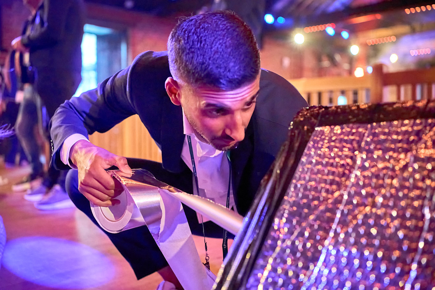Sleep Pod charity event photography at The Brewery venue London