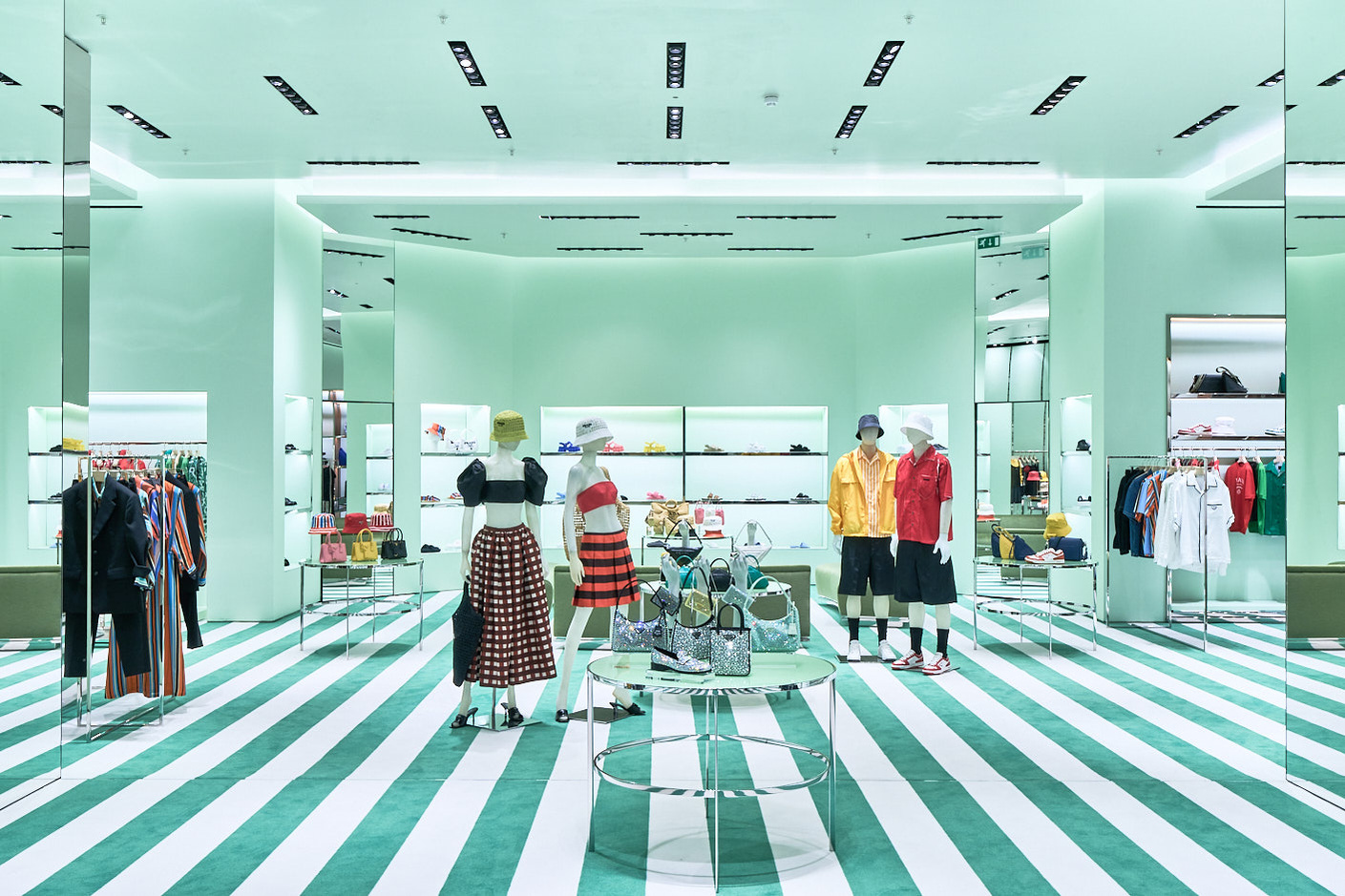 Luxury brand interiors store photography by Josh Caius in White City, London