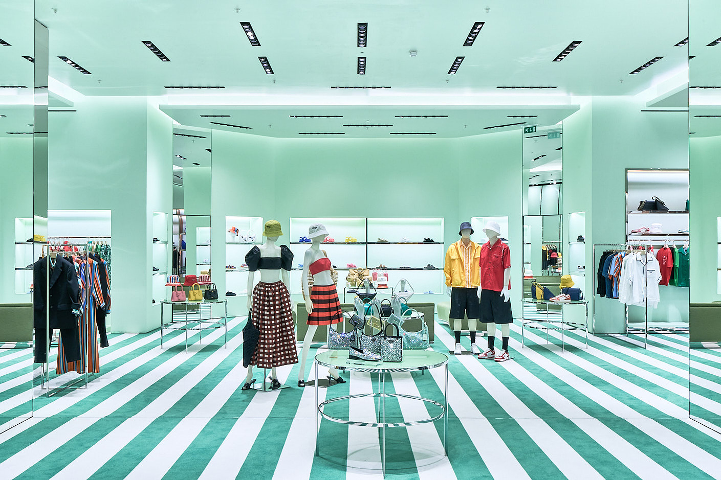 Luxury brand interiors store photography by Josh Caius in White City, London