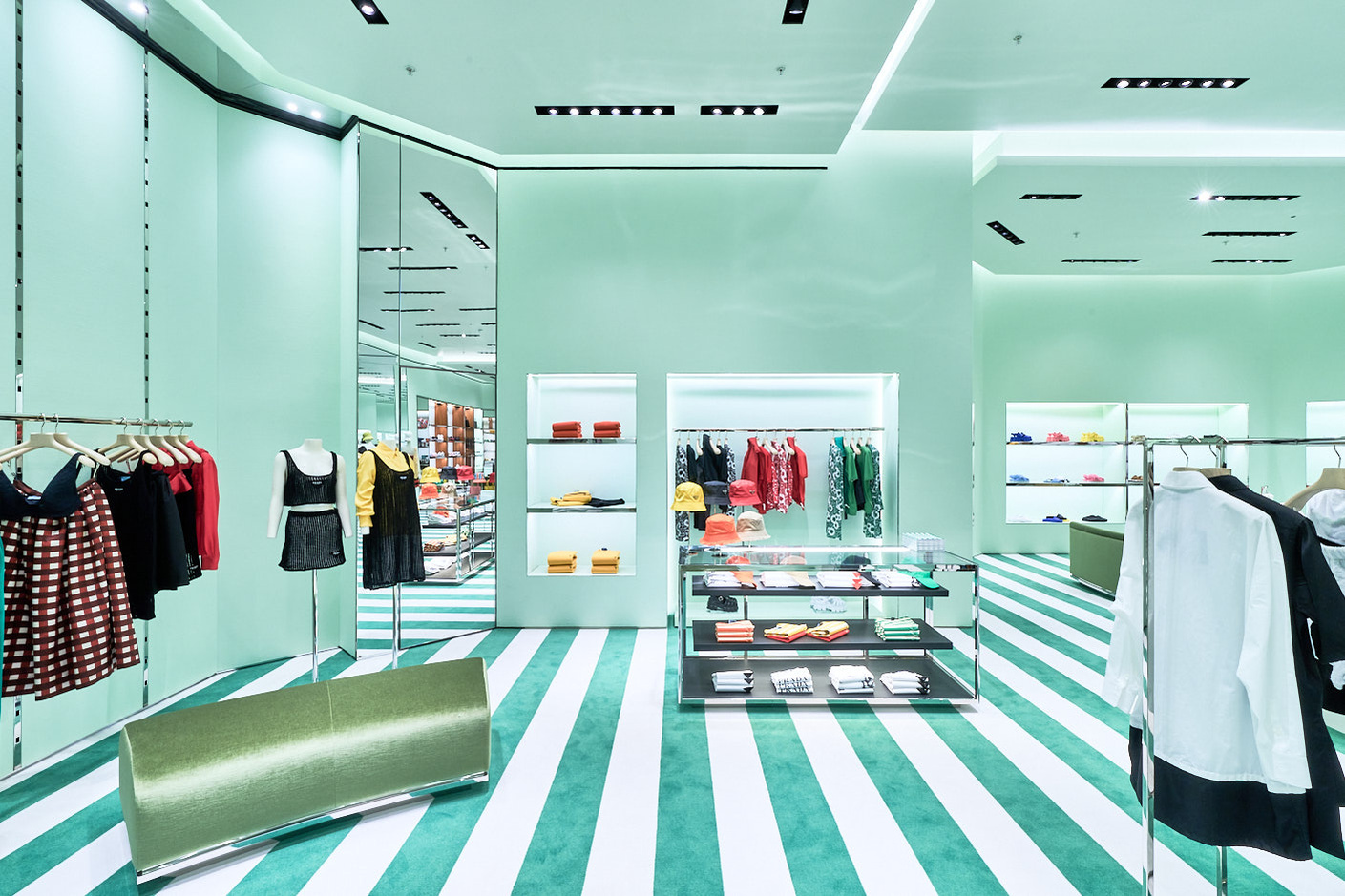 Luxury brand interiors store photography by Josh Caius in White City, London