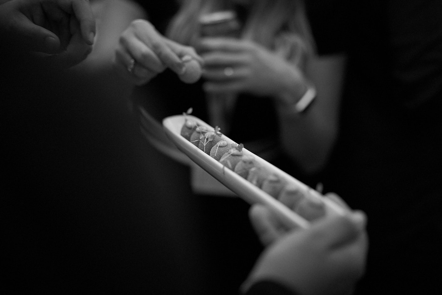 Corporate event photography at Royal Society of Arts. Canapes.