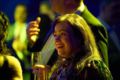 Year end party photographer for corporate events in London. This photo was taken at Ministry in London, for Digi Leaders Digi100 awards. Natural photos of a conversation after an award ceremony.