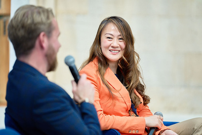 Photographer Josh Caius providing corporate photography services for a business summit at Nash Conservatory in Kew Gardens, London.