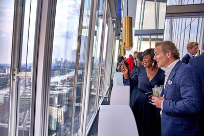 Award ceremony photographer for digital tech awards at The Aqua Shard in London. Photo by Josh Caius for Digital Leaders Awards.