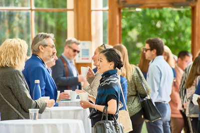 Photographer Josh Caius providing corporate photography services for a business summit at Nash Conservatory in Kew Gardens, London.
