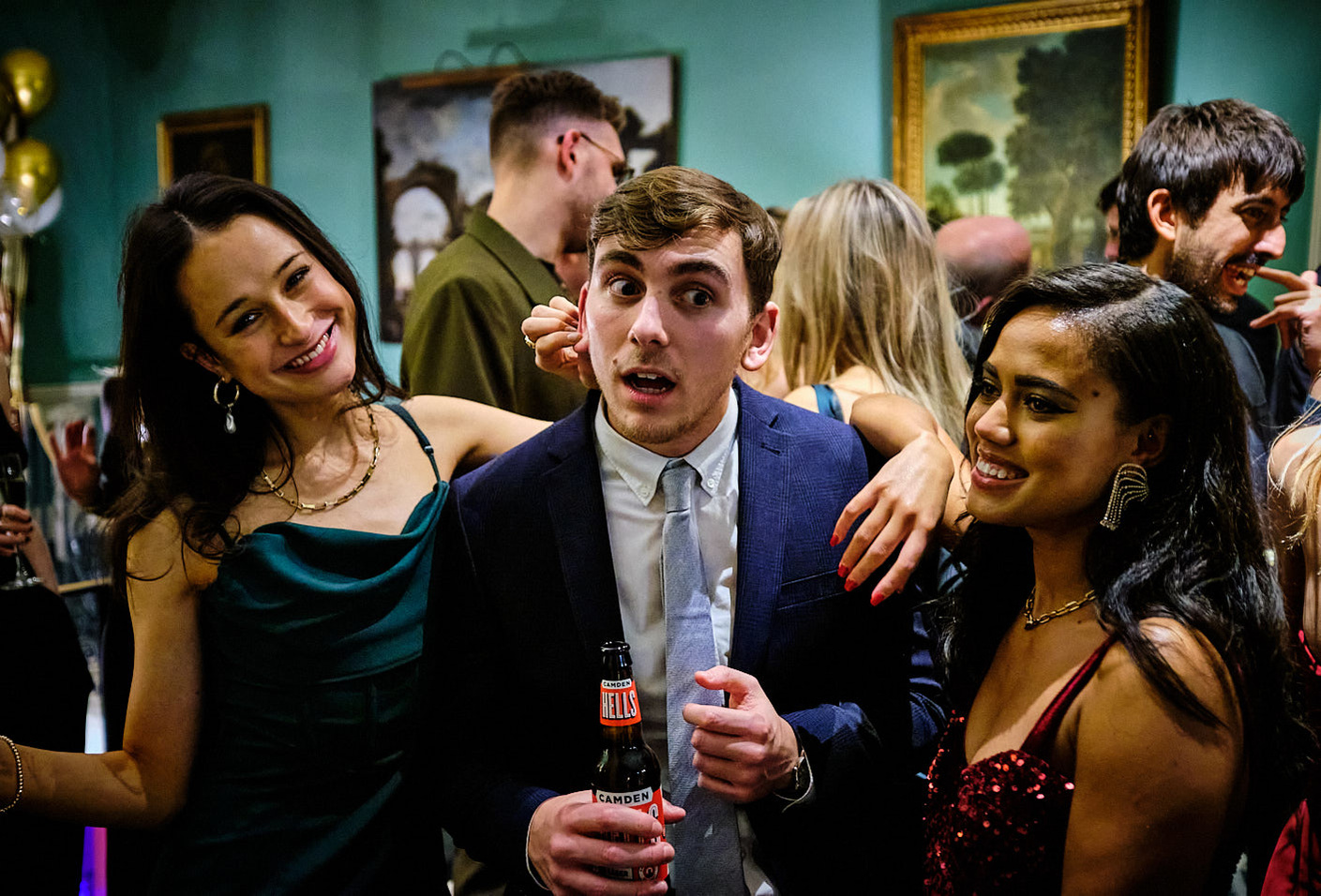 Corporate party photographer Josh Caius in London. Candid, fun photography for an award ceremony and gala celebration.
