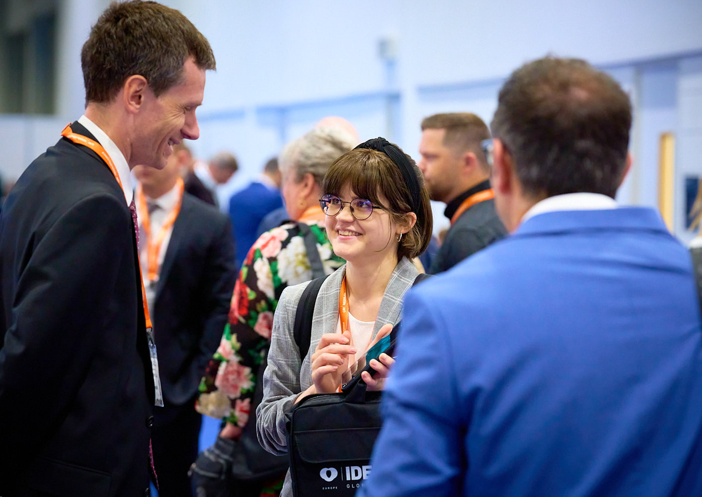 ExCel Centre corporate event photography by Josh Caius, in a reportage style.