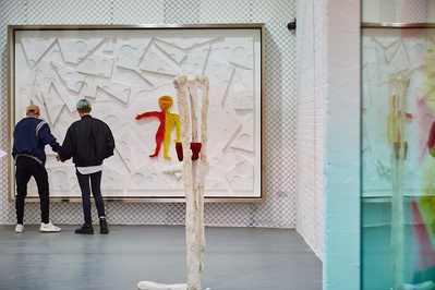 Contemporary art gallery photography by corporate event photographer Josh Caius