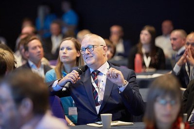 Josh Caius, a London based event photographer for corporate talks and panel discussions.
