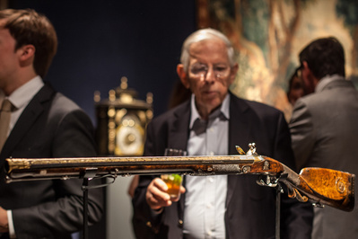 Auction house event photographer Josh Caius, taken at Christie's.