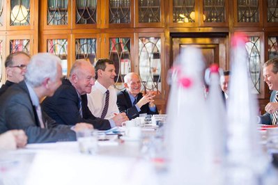 Josh Caius, a London based event photographer for corporate roundtable talks and panel discussions.