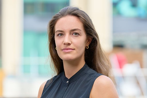Headshot for a film and media company 60Forty Films in London, taken outdoors. Natural and relaxed in style.