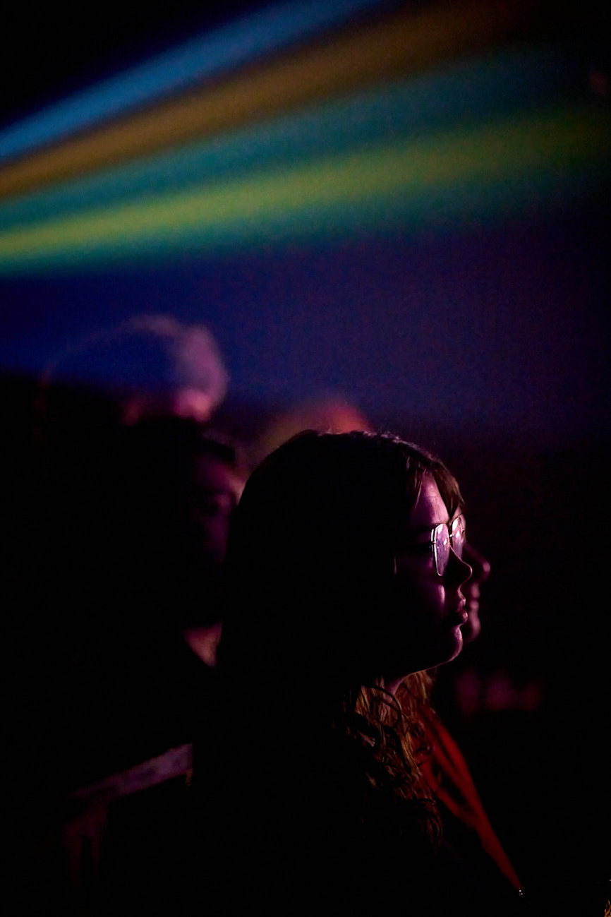 Audience photography at a gig in London