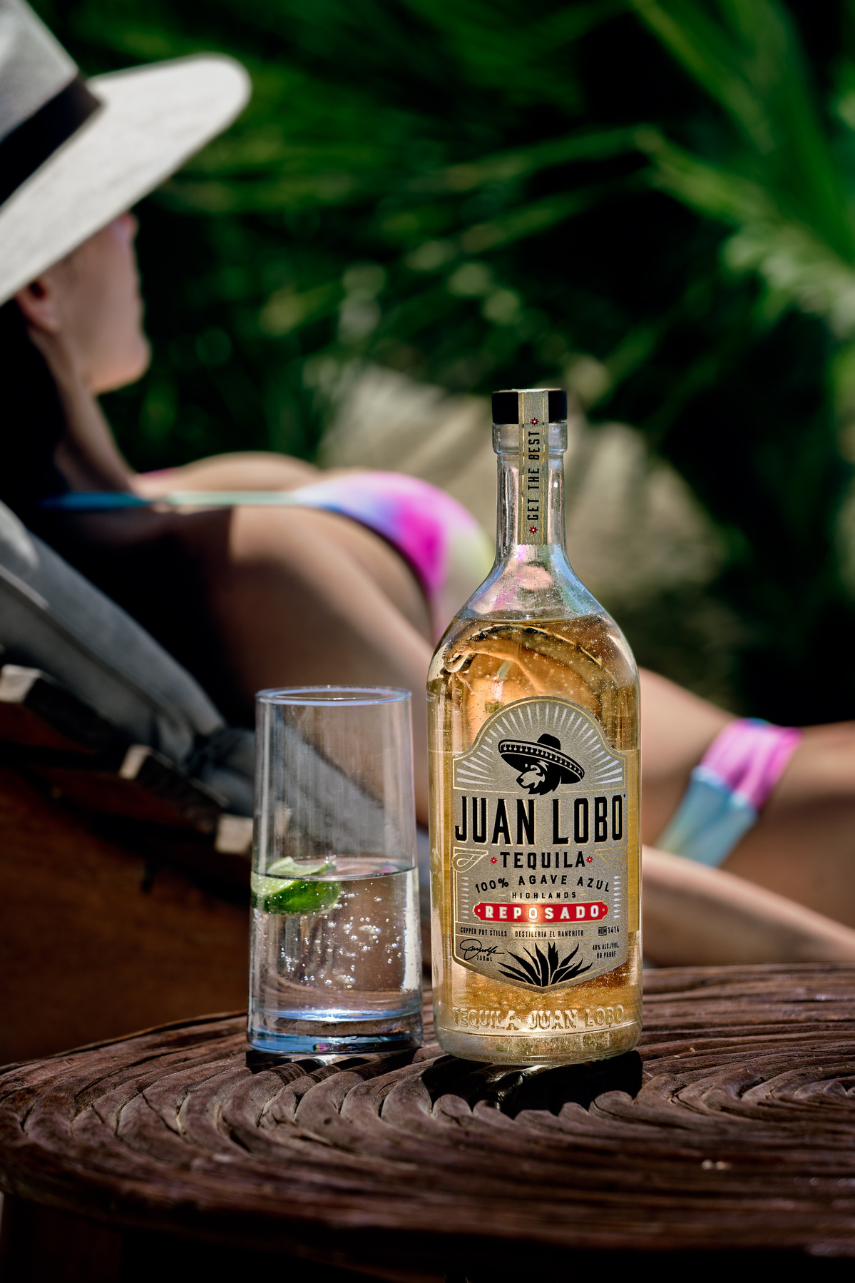 woman enjoys tequila in Mexico. Air BnB Juan Lobo Tequila