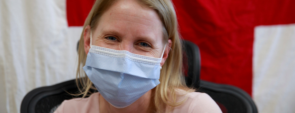 Stuttgart Nurse takes COVID-19 in stride